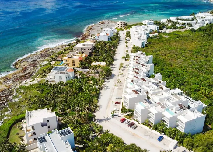 Apartment Alma Walk To Caribbean Sea View Rooftop Pools Akumal