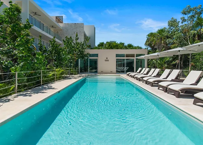Alma Walk To Caribbean Sea View Rooftop Pools Apartment Akumal