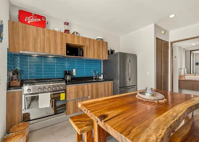Alma Walk To Caribbean Sea View Rooftop Pools Apartment Akumal